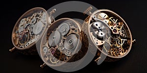 Gears Of The Clock Mechanism