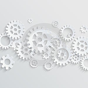 Gears/cogs abstract backgroud