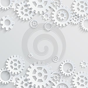 Gears cogs abstract backgroud