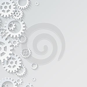 Gears cogs abstract backgroud