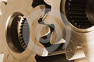gears in gold