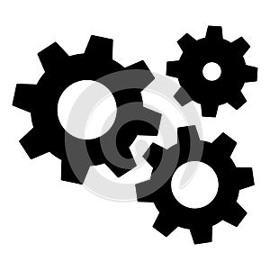 Gears icon settings , for mobile applications web sites etc. Vector illustration