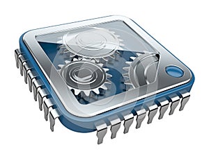 Gears inside processor