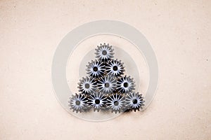 Gears, mechanical components background