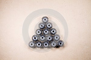 Gears, mechanical components background