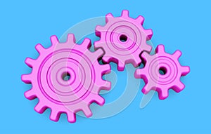 Gears mechanism gear teamwork cooperation