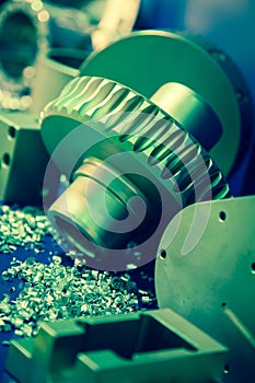 Gears, nuts and bolts, great technology background