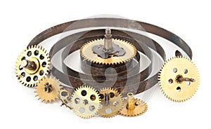 Gears from old clock