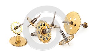 Gears from old clock