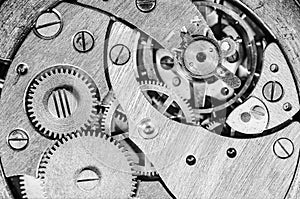 Gears old mechanical watches.