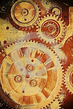 Gears from old mechanism