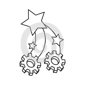 gears pinions with set stars