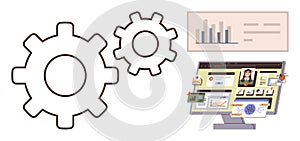 Data Visualization and Workflow Optimization with Gears and Digital Dashboard