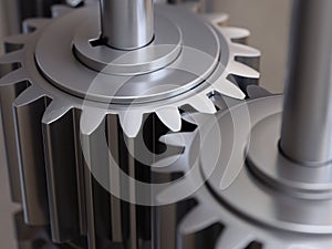 Gears Teamwork Concept 3d Illustration