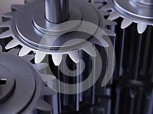 Gears Teamwork Concept 3d Illustration