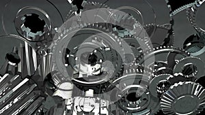 Gears Turning (3D Animation)