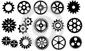 Gears vector set