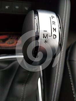 Gearshift lever in the car