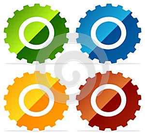 Gearwheel, gear icon. Settings, configuration, developement, pro photo