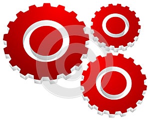 Gearwheel, gear icon. Settings, configuration photo