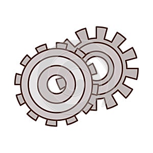 Gearwheel tool isolated icon