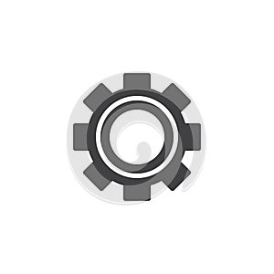 Gearwheel vector icon