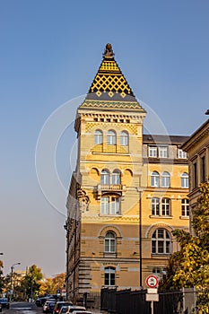 Gebaeude mit Turm Leipzig