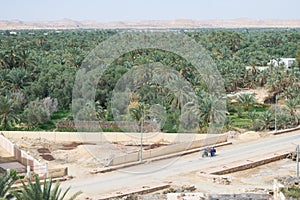 Gebel el-Dakrour in the old Town of Siwa oasis in Egypt