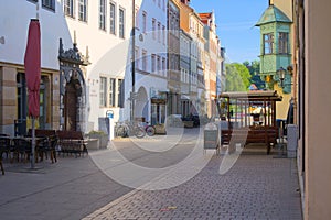 Pedestrian zone in Pirna