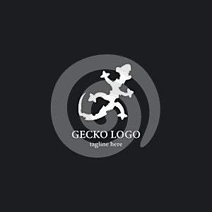 Gecko logo template vector