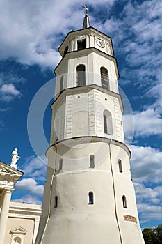Gediminas Bell Tower view, Cathedral Square, Vilnius, Lithuania