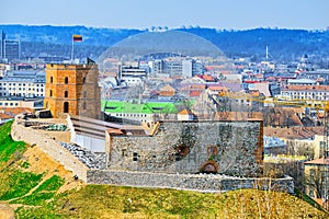 Gediminas Castle Tower or Gedimin`s Tower photo