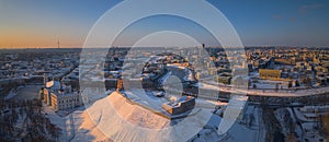 Gediminas castle tower in Vilnius, Capital of Lithuania