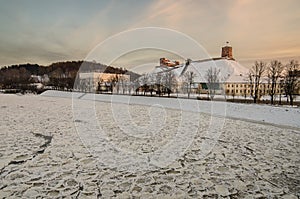 Gediminas Hill and Upper Castle in Vilnius, Lithuania