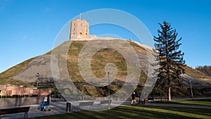 Gediminas Tower and Hill, Vilnius, Lithuania