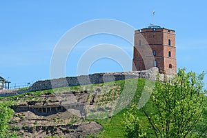 Gediminas` Tower in Vilnius