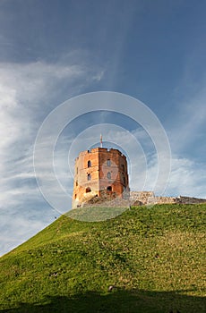 Gediminas Tower in Vilnius, Lithuania