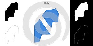 Gedo outline map