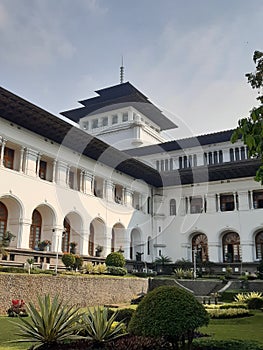 Gedung Sate Goverment and Historical Building in Bandung, Indonesia photo