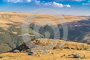 Geech camp in the Simien Mountains National Parc photo