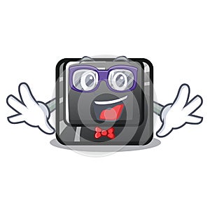 Geek button f1 in the shape character