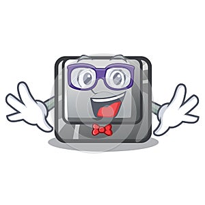 Geek button I in the character shape