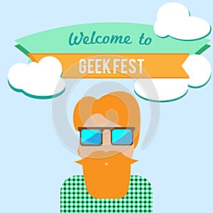 Geek fest flier