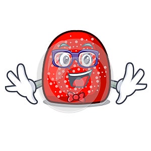 Geek gumdrop character cartoon style