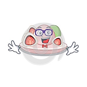 Geek ichigo daifuku with the cartoon shape