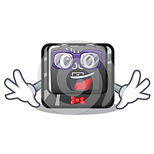 Geek num lock in the cartoon shape