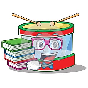 Geek toy drum character cartoon