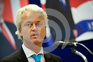 Geert Wilders campaigning