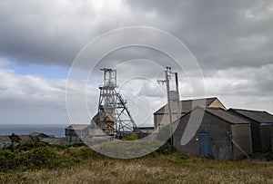 The Geevor Tin Mine in Pendeen, Cornwall