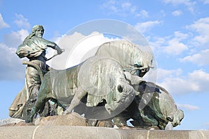 Gefion Fountain Gefionspringvandet, Copenhagen, Denmark